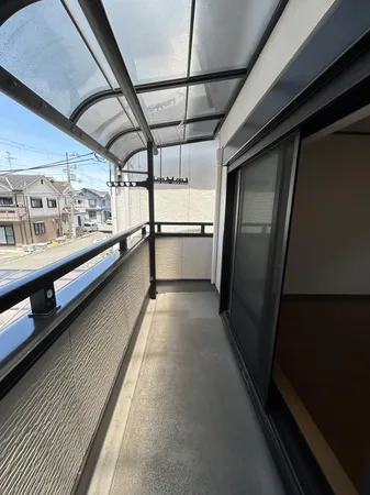 西向きバルコニー