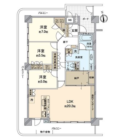 間取図(平面図)