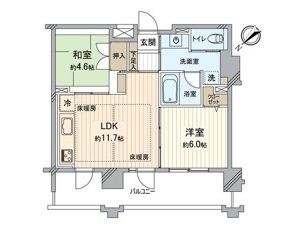 エイジングコート堺東 間取図(平面図) エイジングコート堺東 間取図(平面図)