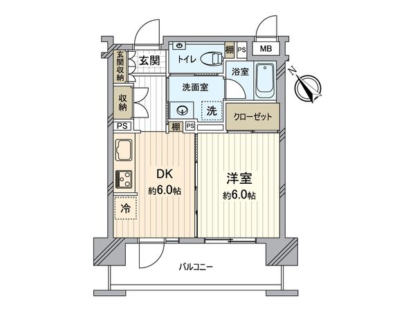エイジングコート堺東 間取図(平面図)