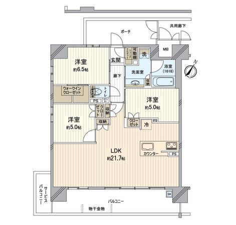 サンメゾン三国ヶ丘レジデンス 間取図(平面図) サンメゾン三国ヶ丘レジデンス 間取図(平面図)