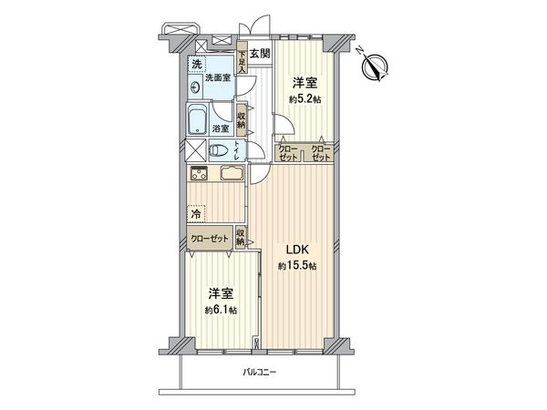シャルム堺 間取図(平面図) シャルム堺 間取図(平面図)