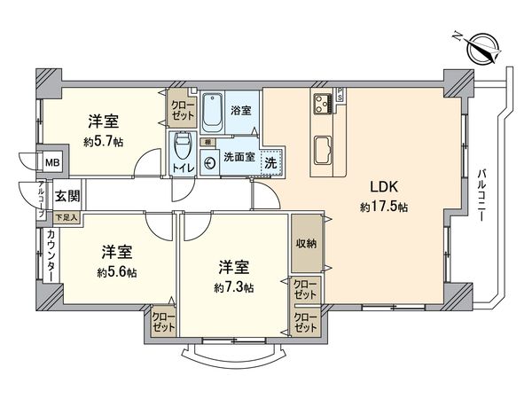 アステージ堺 間取図(平面図) アステージ堺 間取図(平面図)