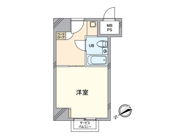 ステュディオ堺フェニックス 間取図(平面図)