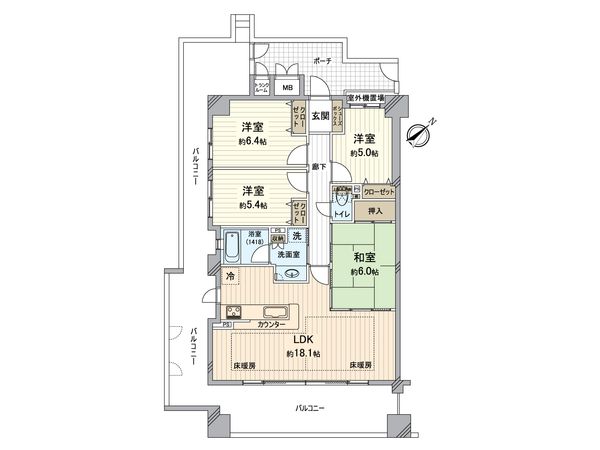間取図(平面図)