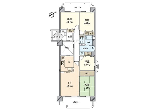 進和グレーシイハイツ堺 間取図(平面図) 進和グレーシイハイツ堺 間取図(平面図)
