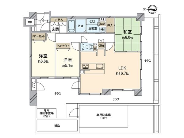 リーベスト浜寺昭和町 間取図(平面図) リーベスト浜寺昭和町 間取図(平面図)