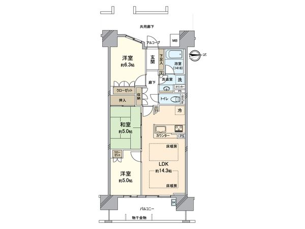 パークシティ堺東タワーズブライト 間取図(平面図) パークシティ堺東タワーズブライト 間取図(平面図)
