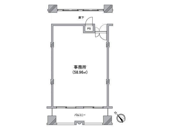 泉佐野センタービルサウスコア21 間取図(平面図) 間取図(平面図)