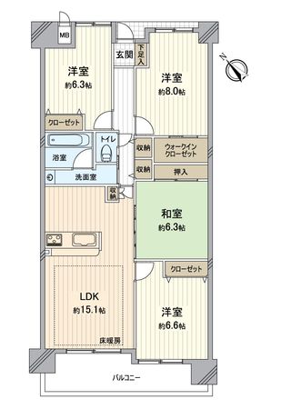間取図(平面図)