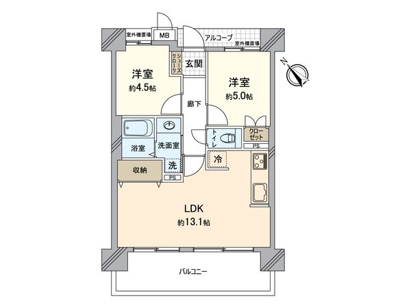 エスリード堺市役所前 間取図(平面図)