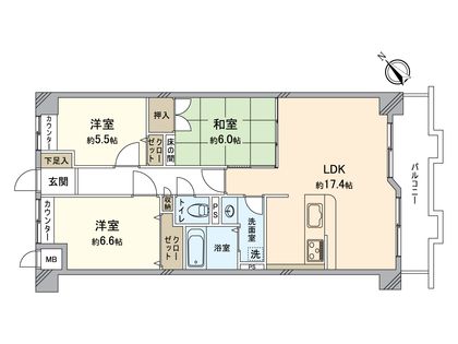 間取図(平面図)