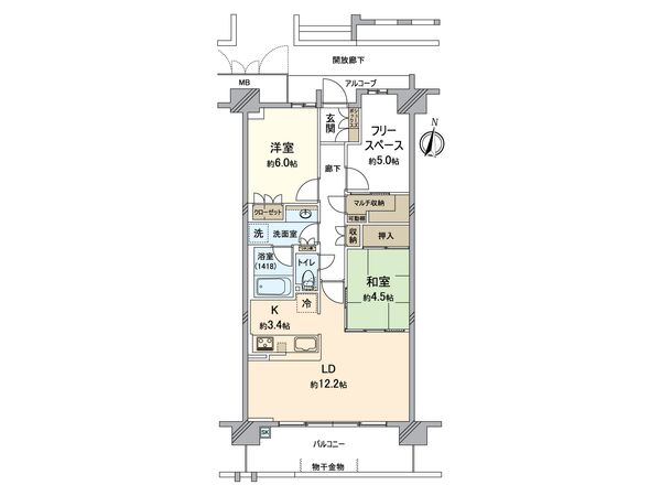 シエリア堺東 三国ヶ丘 間取図(平面図) シエリア堺東 三国ヶ丘 間取図(平面図)