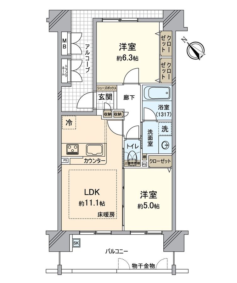 間取図(平面図)