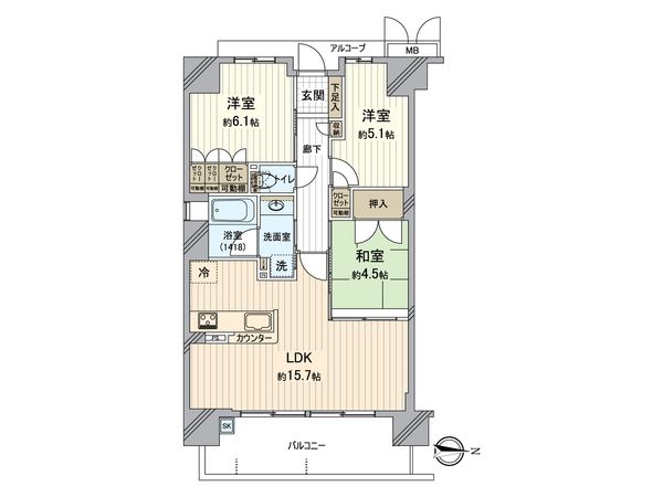 間取図(平面図)