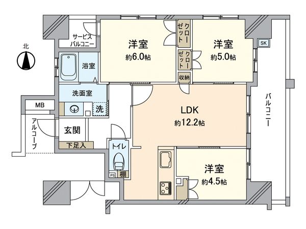 間取図(平面図)