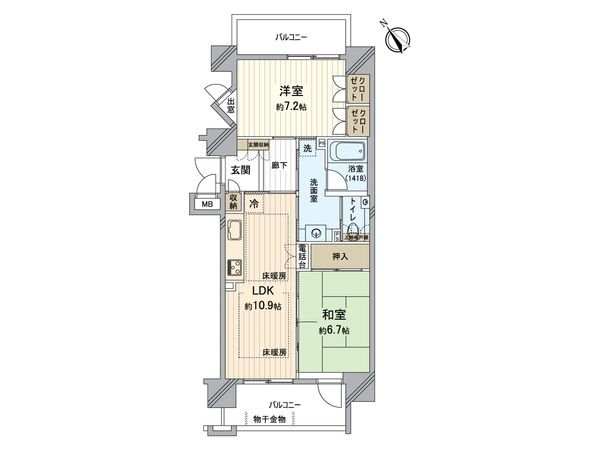 エイジングコート堺東 間取図(平面図) エイジングコート堺東 間取図(平面図)
