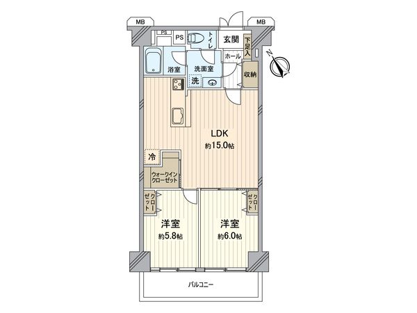 シャルム堺 間取図(平面図) 間取図(平面図)