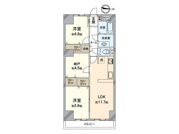 ファミール堺 間取図(平面図) ファミール堺 間取図(平面図)