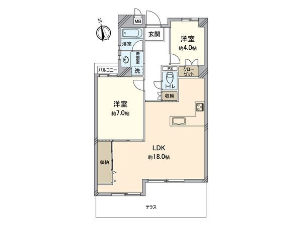 パストラルハイム諏訪森 間取図(平面図) 間取図(平面図)