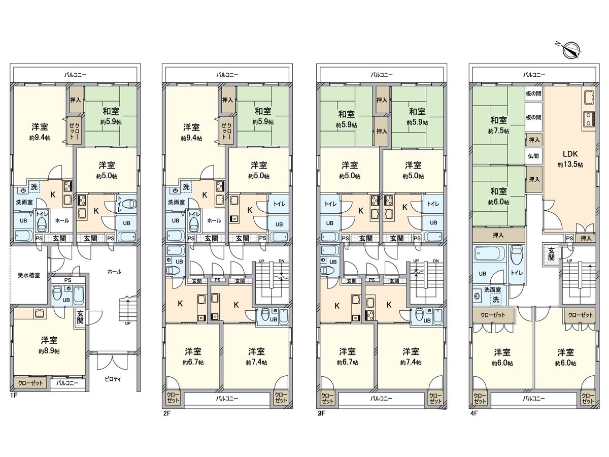 シューベルハイツ 間取図(平面図) 間取図(平面図)