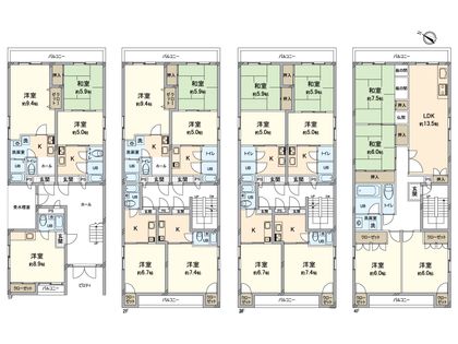 シューベルハイツ 間取図(平面図)