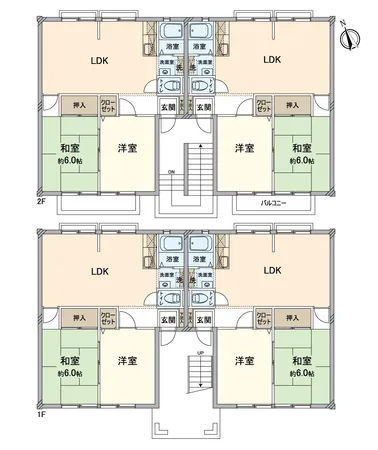 間取図：２ＬＤＫ×４室　ぜひご検討下さい
