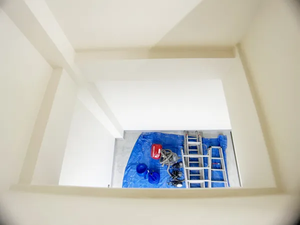 ３階まで吹抜けになっています。