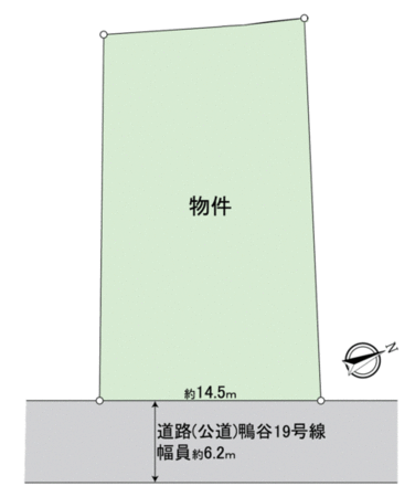 堺市南区鴨谷台１丁 地形図