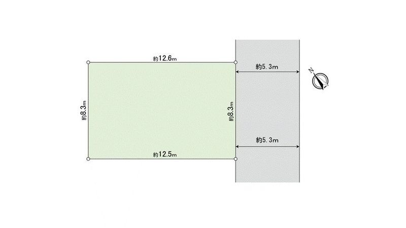 新宿区中落合3丁目 土地 C区画 区画図