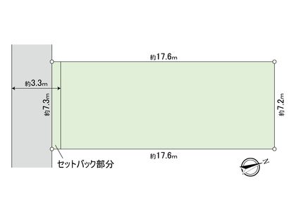 新宿区高田馬場3丁目 土地 区画図