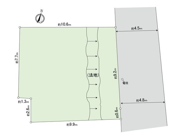 新宿区西早稲田3丁目 土地 区画図 新宿区西早稲田3丁目 土地 区画図