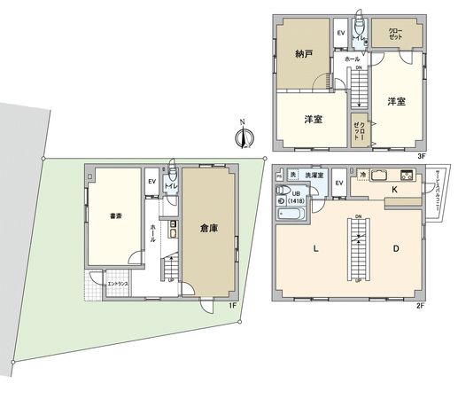 豊島区巣鴨4丁目 戸建 間取図(平面図) 豊島区巣鴨4丁目 戸建 間取図(平面図)