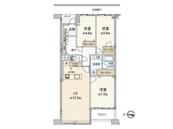 間取図(平面図)