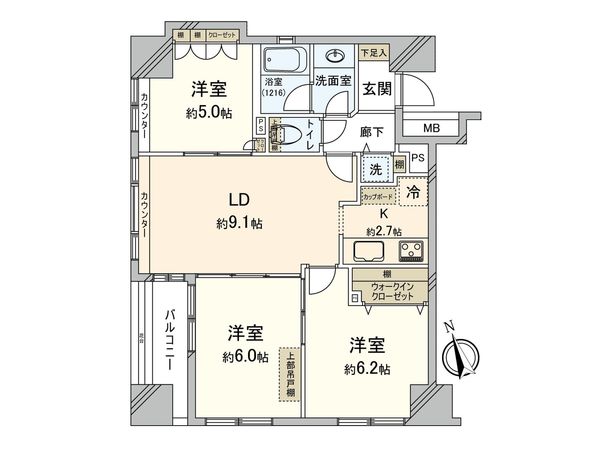デュオ駒込 間取図(平面図) デュオ駒込 間取図(平面図)