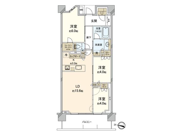 パークシティ高田馬場 間取図(平面図) パークシティ高田馬場 間取図(平面図)
