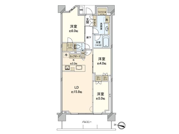 パークシティ高田馬場 間取図(平面図) パークシティ高田馬場 間取図(平面図)