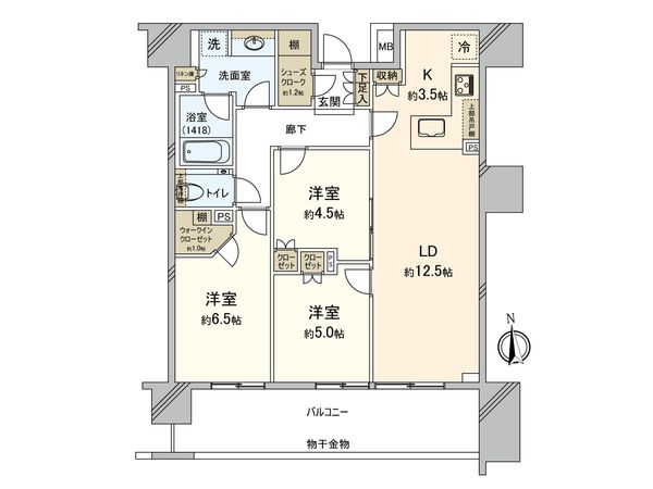ウエリス新宿早稲田の森 間取図(平面図)
