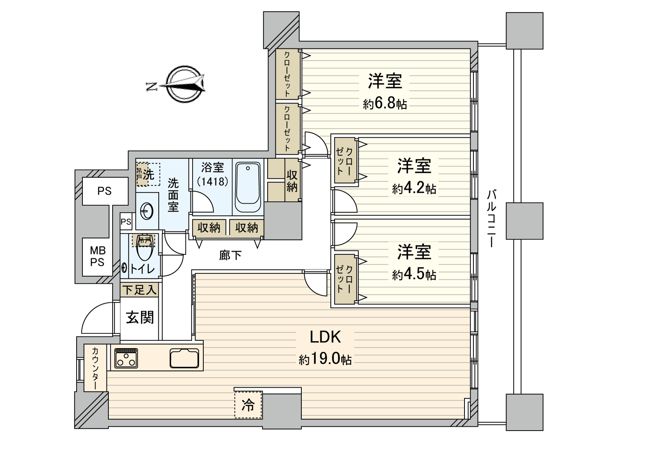 間取図(平面図)