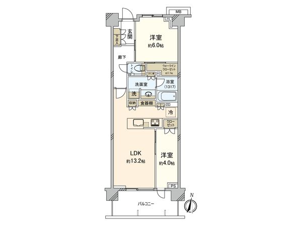 パークシティ高田馬場 間取図(平面図) 間取図(平面図)