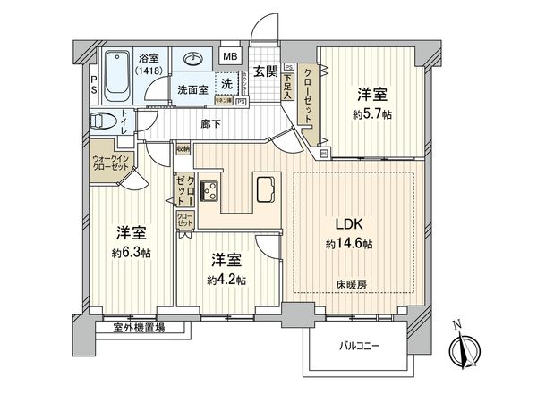 間取図(平面図)