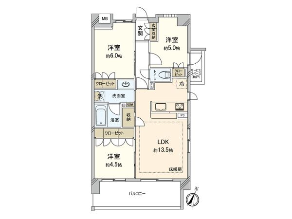 BELISTA早稲田 間取図(平面図)