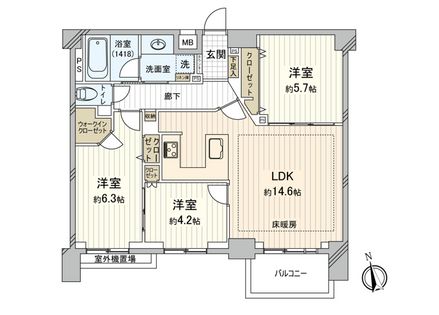 間取図(平面図)