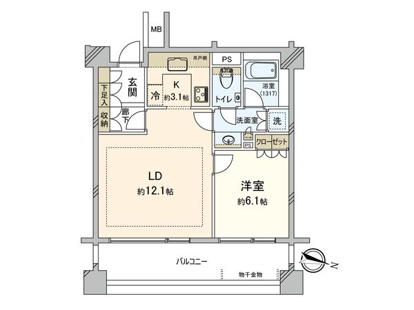 目白プレイスレジデンス 間取図(平面図)