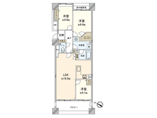 目白プレイスレジデンス 間取図(平面図) 間取図(平面図)