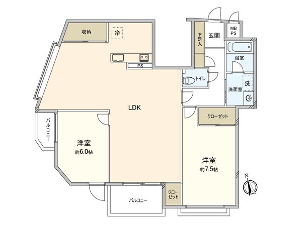 グランドメゾン高田馬場 間取図(平面図) グランドメゾン高田馬場 間取図(平面図)