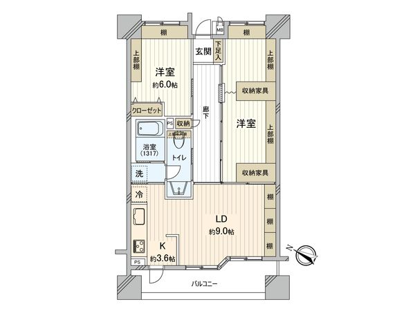 落合シティタワー 間取図(平面図) 落合シティタワー 間取図(平面図)