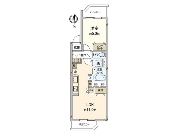 西大久保ローヤルコーポ 間取図(平面図) 西大久保ローヤルコーポ 間取図(平面図)
