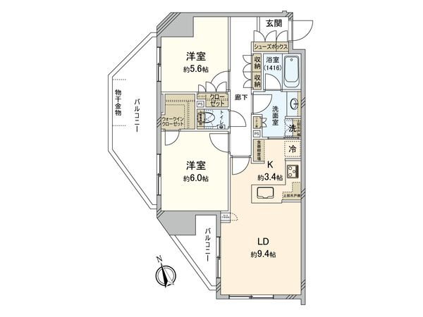 サンメゾン目白高田 間取図(平面図)