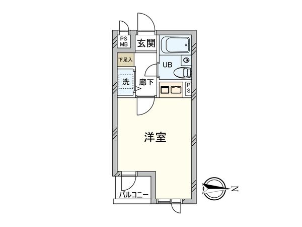 ライオンズマンション早稲田第三 間取図(平面図) ライオンズマンション早稲田第三 間取図(平面図)